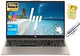 HP 15.6" FHD Touchscreen Business Laptop Computer, Intel 8-Core i3 Processor, 16GB RAM 512GB Storage (256GB SSD+256GB Docking Set), Windows 11, AI Copilot, Numeric Keypad, NLY Earphone, Cozy Cashmere