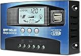 30A MPPT Solar Charge Controller with Auto Parameter LCD Display