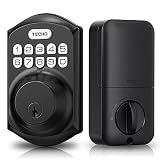 TEEHO TE001 Keyless Entry Deadbolt with Keypad for Front Door, Matte Black