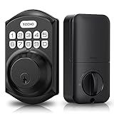 TEEHO TE001 Keyless Entry Deadbolt with Keypad for Front Door, Matte Black