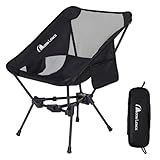 MOON LENCE Portable Camping Chair Backpacking Chair - The 4th Generation Ultralight Folding Chair - Compact, Lightweight Foldable Chairs for Hiking Mountaineering Beach