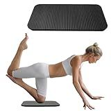 Yoga Knee Pad Cushion Exercise Knee Pad Rectangle Kneeling Pads Yogas Props and Accessories for Pain Free Knees, Elbows, Wrists and Back, Workout Mats for Home Gym, Pilates, (COLOR:Black 38X17X1.5CM)