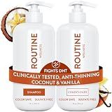 Routine Wellness Anti-Thinning Shampoo & Conditioner - Coconut & Vanilla