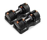 55 lb Select-a-Weight Dumbbell Pair