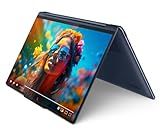 Lenovo Yoga 9i 2-in-1 Laptop with Intel Core Ultra 7 155H Processor, 14” 2.8K OLED 120Hz Touchscreen, 16GB LPDDR5x-7467 RAM, 1TB SSD, Slim Pen, FP Reader, 5MP RGB+IR Cam, and Win 11 Pro