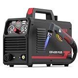 YESWELDER Plasma Cutter, 65Amp 110V/220V Non-High Frequency Non-Touch Pilot Arc 4-In-1 Plate Cutting/Grid Cutting/Gouging/Marking Multifunctional Plasma Cutting Machine CUT-65DS PLUS