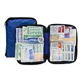 First Aid Only 298 Piece All-Purpose Emergency First Aid Kit for Home, Office, Car, Apartment, Dorm, and Camping, Travel-Friendly Compact Pouch Fits in Backpacks, Suitcases, Cabinets, and Drawers