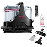 WECLEAN C3 Portable Spot Cleaner for Carpets and Rugs, 11.8 fl oz Clean & 9.9 fl oz Dirty Tank, 600W Motor with 18Kpa Suction, 18ft Power Cord & 5.5ft Hose, Carpet Cleaner Machine