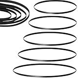 5 Pcs Different Specifications Turntable Belt Compatible with Technics SL-200, ATLP120, (5 Pcs Different Turntable Belt)