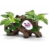 Aquarium Decorations Cave Silk Aquarium Plants Betta Fish Tank Decor