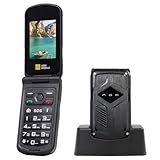 AGM M10 Rugged Basic Flip Phone, 4G Feature Cell Phone, Simple Mobile Phones, Pocket-Sized, Waterproof & Drop-Proof, Speed Dial, Large Fonts & Big Buttons, 98dB Speaker, Dual SIM, for T-Mobile ONLY