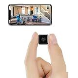 Mini Indoor Wireless WiFi Camera Small Home Security Cameras Body Small Outdoor HD Spy Micro Nanny Cam Pet Dog Babysitter House Security Camaras Room Cams No Need Wifi Cam Compatible with Android