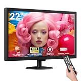Pisichen 22” Full HD Touch Monitor – 10-Point Capacitive Touch, HDMI/VGA/BNC, Built-in Speakers, VESA Mount – Ideal for POS, Office & Industrial Use
