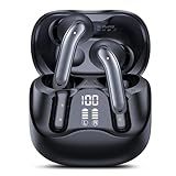 Hybrid Active Noise Canceling Wireless Earbuds, 6 Mics ENC Clear Call Ear Buds, Hi-Res Audio Deep Bass Bluetooth 5.4 Headphones, 48H Playtime, IP7, 8 EQ Modes, Wireless Charging, Multipoint Connection