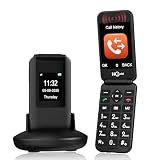 4G Unlocked Flip Phone ,2.8+1.5" Dual Screen Flip Phones for Seniors