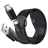 USB C Cable Micro USB Charger Cord for Samsung Tablet Fire HD 10,Fast Android Phone Charger Cord A to Type C Charging Cable for Amazon Kindle Fire HD 10 8 7,Galaxy S7 S6 Tab A E S Note 10 ft Long