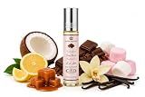 Al Rehab Choco Musk Marshmallow – Sweet Chocolate-Vanilla Concentrated Perfume Oil Roll-On for Unisex, 0.2 Ounce / 6ml