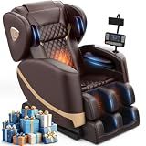 FURNIMAT Massage Chair Full Body Zero Gravity Recliner, 2026 Classic Brown