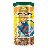 TetraPond Pond Flakes, Complete Nutrition for Smaller Pond Fish, Fish Food for Goldfish and Koi Fish, 6.35 Ounces