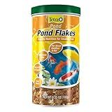 TetraPond Pond Flakes, Complete Nutrition for Smaller Pond Fish, Fish Food for Goldfish and Koi Fish, 6.35 Ounces