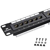 Cable Matters [UL Listed] 24 Port 10Gbps Cat6 Patch Panel, 1U