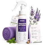 Yoga Mat Cleaner Spray - Powered By Essential Oil, Removes Sweat & Odor