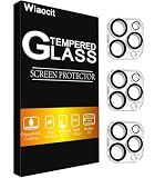 Wiaocit 3 Pack Tempered Glass Camera Lens Protector for iPhone 15 Pro/iPhone 15 Pro Max, 9H Hardness, Anti-Scratch, Case Friendly