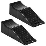 Heavy Duty Car Ramps 2 Pack,RV Wheel Ramp 20,000lbs Capacity,5.5" Lift Non-Slip Portable Vehicle Service Ramps, Oil Change Tire Repair Ramps for Trucks, SUVs, RVs, Campers,Tandem Axle Trailers