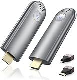 TPUFO Wireless HDMI Transmitter and Receiver, Plug & Play Portable 2.4G/5G Wireless HDMI Extender Kit for Streaming Video and Audio to Monitor from Laptop/PC/TV Box/Projector