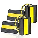 YATOINT Rubber Wheel Chocks, Material Upgrade - Lightweight & Durable and Non-Slip, Wheel Chock for Car, Small Trailer, Mower/Utility Vehicle