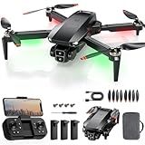 Drone with Camera for Adults 4K, Brushless Motor Drones for Kids Beginners, FPV Foldable RC Quadcopter, 60 Mins Flight, 130° Lens, Gesture Photography, Toys Gifts for Teen Boys Girls, Black