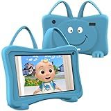 Trayoo Kids Tablet 7 Toddler Children's Learning Tablet with WiFi, YouTube, Parental Control, Durable Case Education Learning Apps for Boys Girls (Blue)