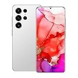 Cbioopei X25 Ultra Unlocked Phone, (8+128GB+128GB) Unlocked Smartphone, US Version for Android Phones, Long Battery Life 6800mAh, 6.8" HD Screen, 108MP Camera, Dual SIM, GPS, 5G (Pearl White)