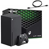 Xbox Series X 1TB Gaming Console Console + 1 Wireless Controller - Backward Compatible with Thousands of Games, Fine-Tuned Performance, True 4K Gaming, Up to 120 FPS - HDMI_Cable
