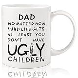 Fathers Day Dad Gifts 11oz Funny Coffee Mug for Dad from Daughter Son Wife