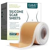 Silicone Scar Sheets(1.8” x 157”Inch- 4M), Scar Tape, Scar Strips, Medical Grade, Scar Remover, C-Section, Surgery, Keloid, Tummy Tuck, Scar Patch.