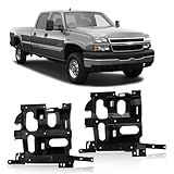 Perfit Liner Headlight Bracket HeadLamp Mounting Panel Passenger and Driver Side Compatible With 2002-2006 Avalanche 2003-2007 Chevy Silverado 1500 2500 HD/3500 GM1221130 GM1221131