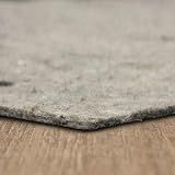 Mohawk Home 10' x 14' 1/4 Rug Pad 100% Felt Protective Cushion, Premium Comfort Underfoot – Safe for All Floors