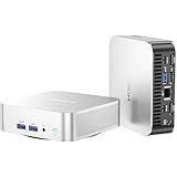 GEEKOM A6 Mini PC with AMD Ryzen 7 6800H(up to 4.7GHz), 32GB DDR5 RAM, 1TB PCIe 4.0 NVMe SSD, Radeon 680M, Compact Aluminium Design Windows 11 Pro Desktop Computer with USB4/8K UHD/Wi-Fi 6E/BT 5.2