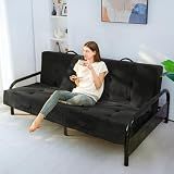 MAXYOYO Foldable Mattress, 8-Inch Tufted Futon Mattress with Handles