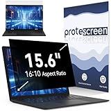 15.6 Inch Laptop Privacy Screen Compatible with HP/Dell/Acer/Samsung/Asus/Lenovo/Toshiba,16:10 Aspect Removable Anti Glare Blue Light Filter Protector, 15.6in Laptop Privacy Screen Shield
