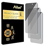 Ailun Privacy Screen Protector for iPhone 16 / iPhone 15 / iPhone 15 Pro [6.1 Inch] 3 Pack Anti Spy Private Tempered Glass Anti-Scratch Case Friendly [3 Pack][Not for iPhone 16 Pro 6.3 inch]