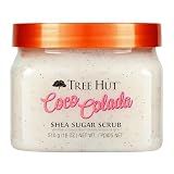 Tree Hut Coco Colada Body Scrub, Exfoliating Sugar Scrub, Vegan, 18 Oz