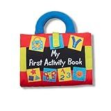 Melissa & Doug Kâ€s Kids My First Activity Book 8-Page Soft Book for Babies and Toddlers Early Learning Developmental Plush Soft Activity For Babies And Toddlers
