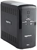 Amazon Basics UPS Battery Backup & Surge Protector 1000VA/550W, 9 Outlets, Line Interactive Uninterruptible Power Supply, for Power Outage Protection, Black