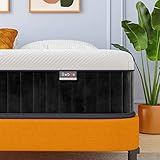 Queen Mattress 12 Inch, Hybrid Mattress Queen Size, Bed Matress in a Box, Pressure Relief & Fiberglass Free
