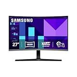 SAMSUNG 27-inch S3 (S39GD) FHD 100Hz Curved Monitor, Game Mode, Eye Saver Mode, Multiple Connectivity with HDMI Port, LS27D396GANXZA, 2025