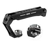 SIRUI Top Handle with 3/8"-16 Locating Pins Mount for ARRI, Camera Cage Silicone Top Handgrip with Cold Shoe with Safety Pins, 1/4" and 3/8" Threads for Microphone, LED Light, Monitor, SC-THA