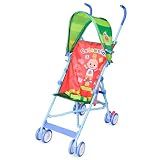 Sunny Days Entertainment CoComelon Official Umbrella Stroller with Canopy - Red Travel Stroller for Newborns Toddlers and Kids, Large