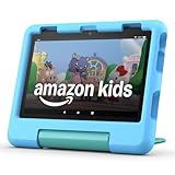 Amazon Fire HD 8 Kids tablet (newest model), ages 3-7. With bright 8" HD screen. Includes ad-free and exclusive content, parental controls and 13-hr battery, 32GB, Blue